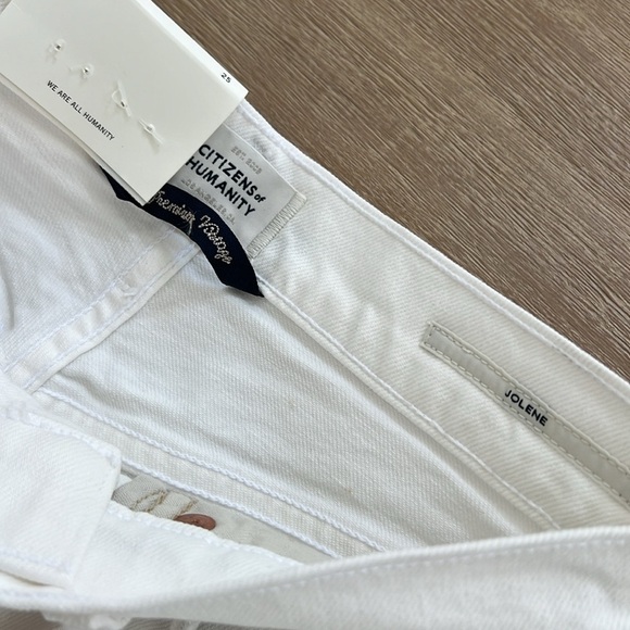 Citizens of Humanity Jolene white out high rise vintage slim 25 27 29 - Picture 8 of 14